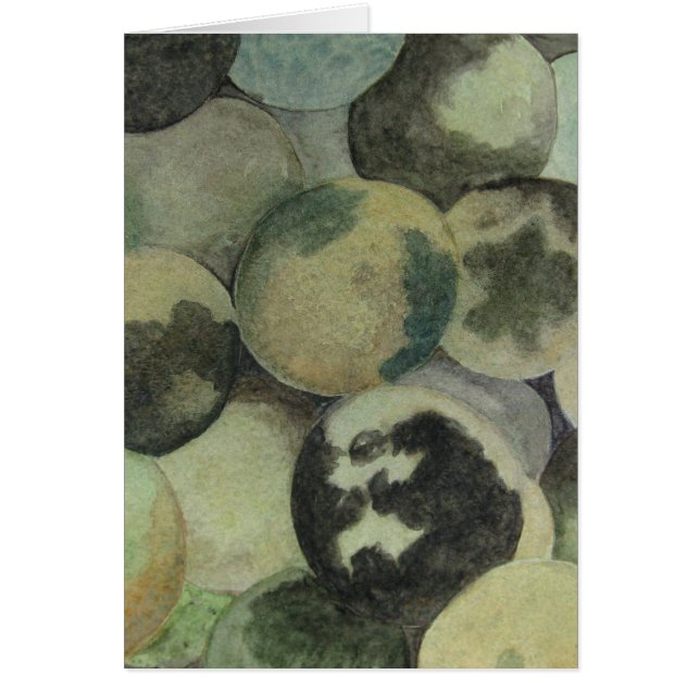 Schwarze Walnusskarte (Vorne)