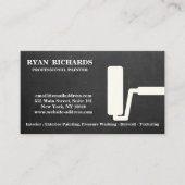 Schwarze Wandgemälde Visitenkarte (Vorderseite)