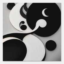 Schwarze Wandkunstdekor Badezimmer Wanddekoration 