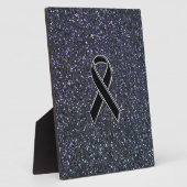 Schwarze Wandverkleidung Fotoplatte (Seite)