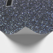 Schwarze Wandverkleidung Geschenkpapier (Ecke)