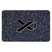 Schwarze Wandverkleidung Magnet (Horizontal)