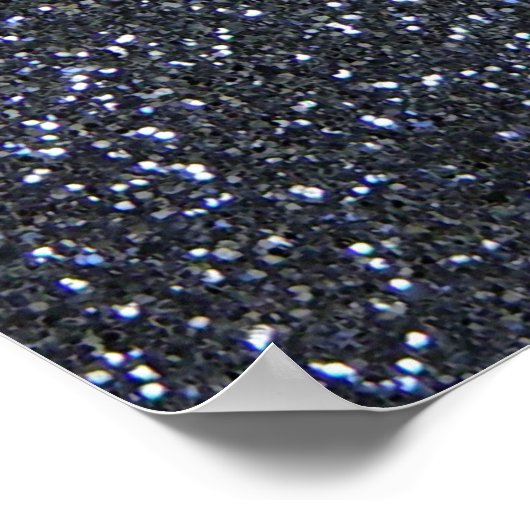 Schwarze Wandverkleidung Poster (Ecke)