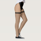 Schwarze Wäsche (Franzosen geschnitten) Leggings (Rechts)