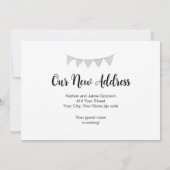 Schwarze Wasserfarbe Tür, die wir verschoben haben Ankündigung (Rückseite)