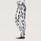 Schwarze Waves Leggings (Links)