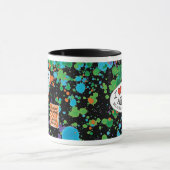 Schwarze Wecker-Tasse Tasse (Zentrum)