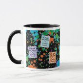 Schwarze Wecker-Tasse Tasse (Links)