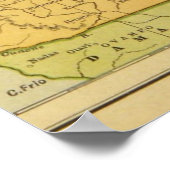 Schwarze Weibliche afrikanische Sprichwörter zitie Poster (Ecke)