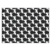 Schwarze Weihnachtsbäume modern Tischdecke (Vorderseite (Horizontal))