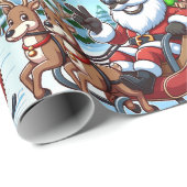 Schwarze Weihnachtsdekorationen - Wrapping Paper Geschenkpapier (Rolleneckpunkt)