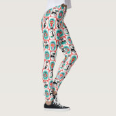 Schwarze Weihnachtskatzen Weihnachten Leggings (Rechts)
