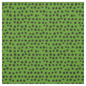 Schwarze weiße Punkte auf Grün Stoff (Muster)