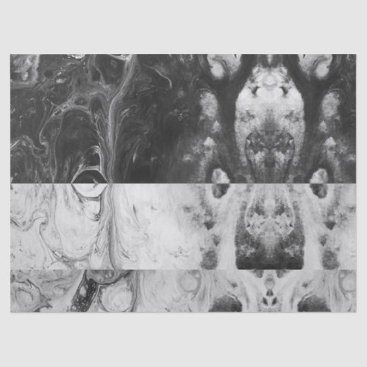 Schwarze weiße seidenpapier (Vorderseite)