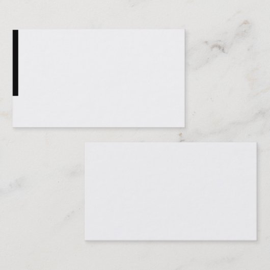 Schwarze weiße Visitenkarte, schwarze Touch Visitenkarte (Vorne/Hinten)