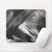 SCHWARZE WELLEN MOUSEPAD (Mit Mouse)