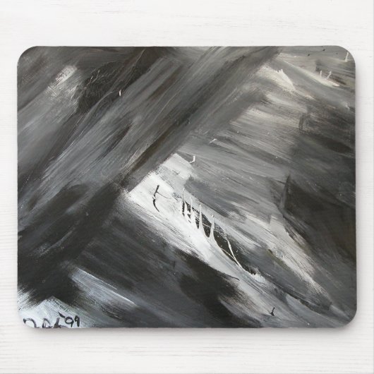SCHWARZE WELLEN MOUSEPAD (Vorne)