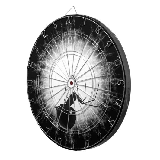 Schwarze Widow-Spidermatte Dartscheibe (Vorderseite rechts)