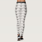 Schwarze Widow-Spinne mit roten Markierungen im Dr Leggings (Rückseite)