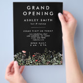 Schwarze Wildblume Flyer (Hand)