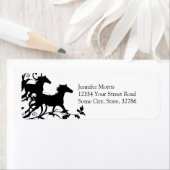 Schwarze Wildpferde (Insitu)