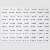 Schwarze Wimpern Seidenpapier (Vorderseite)