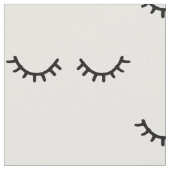 Schwarze Wimpern Stoff (Nahaufnahme)