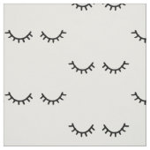 Schwarze Wimpern Stoff (Muster)