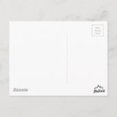 Schwarze Wirbel (1) Postkarte (Rückseite)