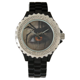 Schwarze Witwe Armbanduhr
