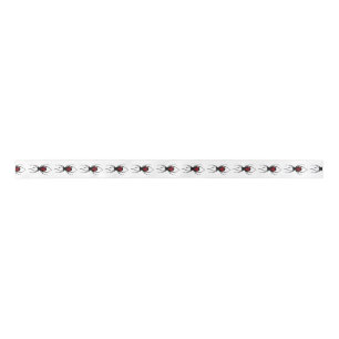 Schwarze Witwe Bellydance Satin-Band Satinband