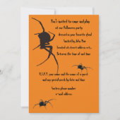 Schwarze Witwe Einladung (Vorderseite)