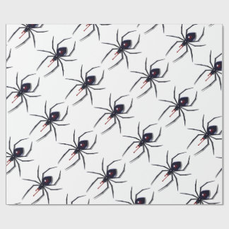 Schwarze Witwe Geschenkpapier