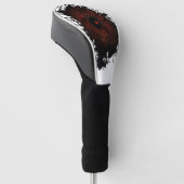 Schwarze Witwe Golf Headcover (angewinkelt)