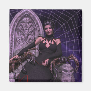 Schwarze Witwe Magnet