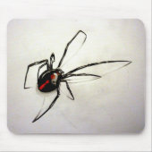 Schwarze Witwe Mousepad (Vorne)