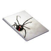 Schwarze Witwe Notizblock (Rechte Seite)