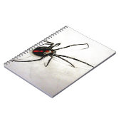 Schwarze Witwe Notizblock (Linke Seite)