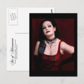 Schwarze Witwe - Postkarte (Vorne/Hinten)