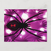 Schwarze Witwe Postkarte (Vorderseite)