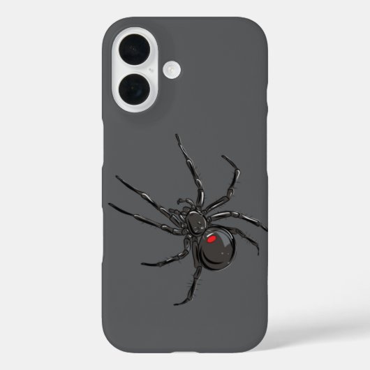 Schwarze Witwe Spider Originelle Zeichnend Kunst Case-Mate iPhone Hülle (Rückseite)