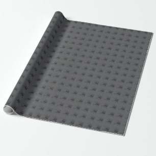 Schwarze Witwe Spider Originelle Zeichnend Kunst Geschenkpapier
