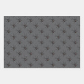 Schwarze Witwe Spider Originelle Zeichnend Kunst Geschenkpapier Set (Vorderseite 2)