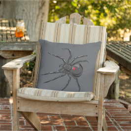 Schwarze Witwe Spider Originelle Zeichnend Kunst Kissen