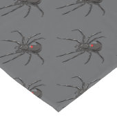 Schwarze Witwe Spider Originelle Zeichnend Kunst Kurzer Tischläufer (Ecke)