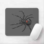 Schwarze Witwe Spider Originelle Zeichnend Kunst Mousepad (Mit Mouse)