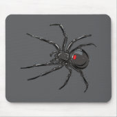 Schwarze Witwe Spider Originelle Zeichnend Kunst Mousepad (Vorne)