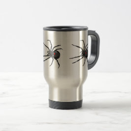 Schwarze Witwe Spider Originelle Zeichnend Kunst Reisebecher