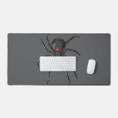 Schwarze Witwe Spider Originelle Zeichnend Kunst Schreibtischunterlage (Tastatur & Maus)