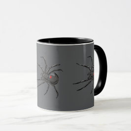 Schwarze Witwe Spider Originelle Zeichnend Kunst Tasse